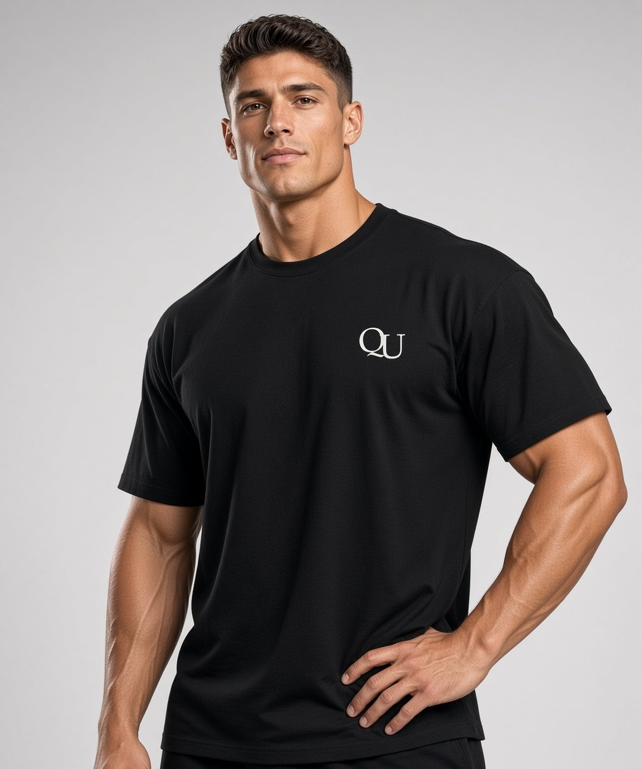 Unity Classic Oversized Tee in Black